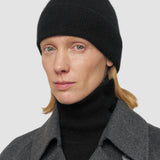 Black Brushed Cashmere Hat - Joseph