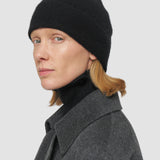 Black Brushed Cashmere Hat - Joseph
