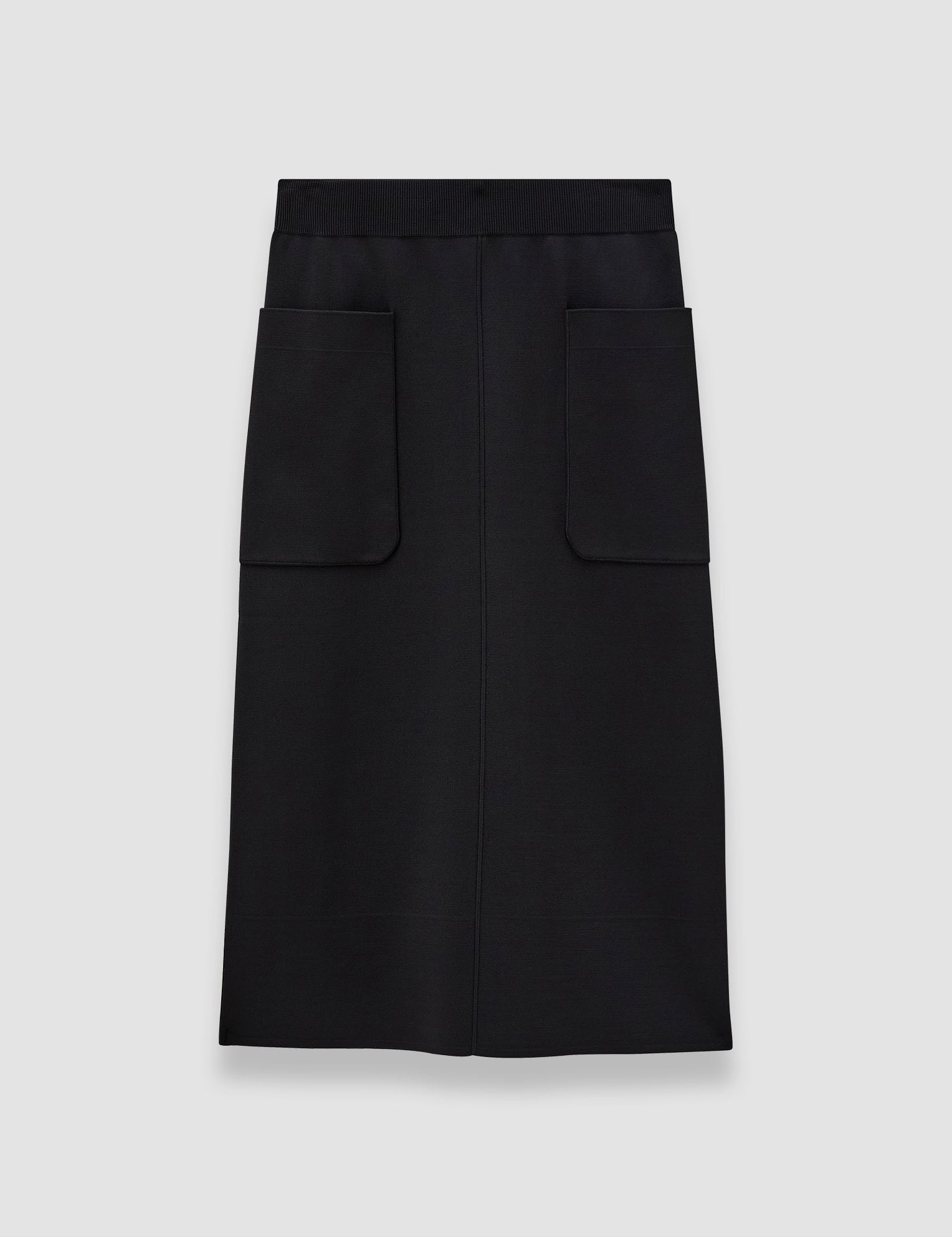 Black Milano Knit Stretch Skirt - Joseph