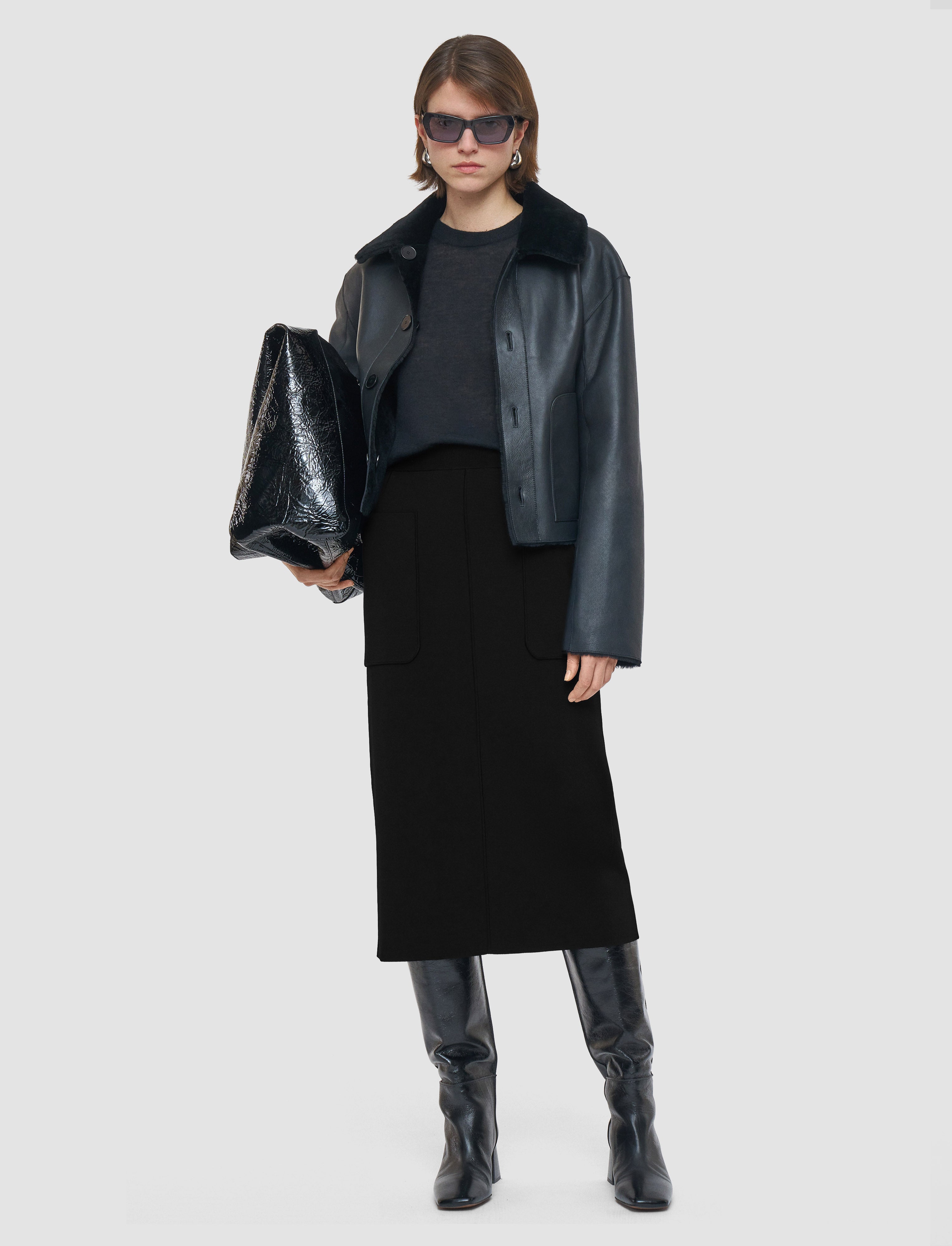 noir-jupe-en-maille-milano-stretch-JOSEPH
