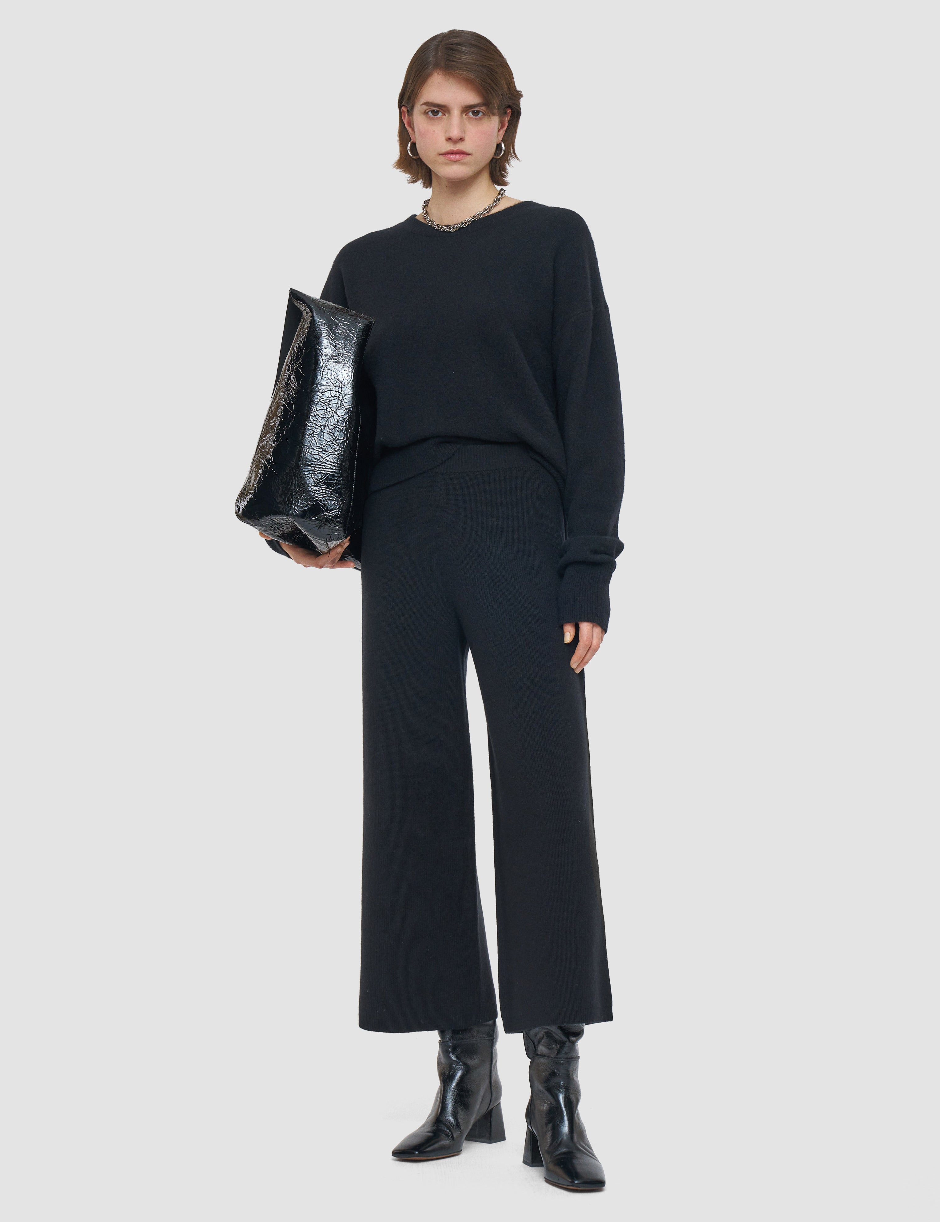 Black Soft Wool Culottes - Joseph