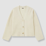 Beige Soft Wool Cardigan - Joseph