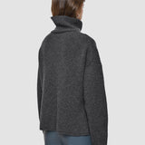 Light Cardigan Stitch High Neck Jumper