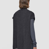 Grey Light Cardigan Stitch Vest - Joseph