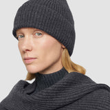 Grey Light Cardigan Stitch Hat - Joseph