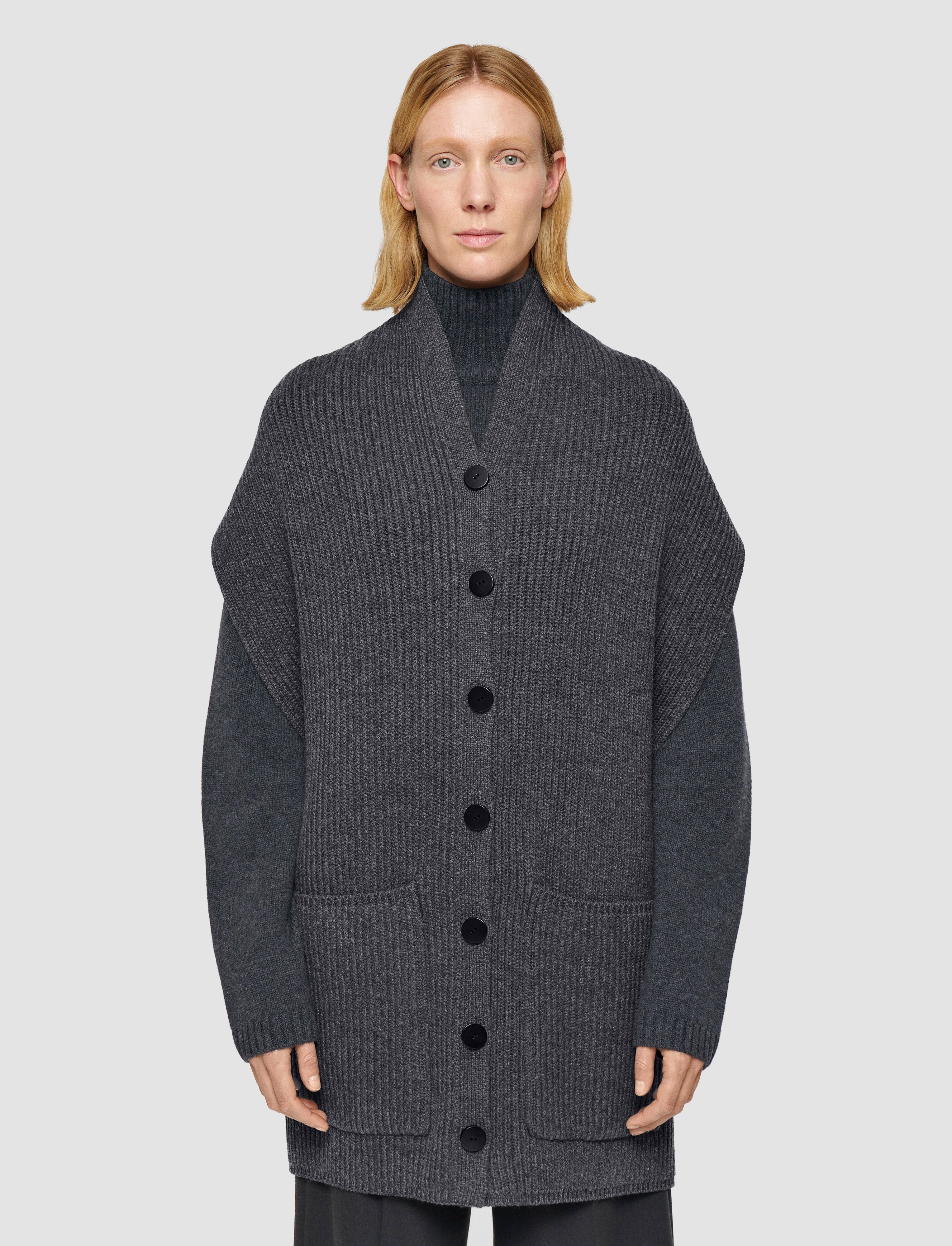 grey-light-cardigan-stitch-button-scarf-JOSEPH