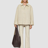 Beige Molitor Geometric Double Face Wool Coat - Joseph