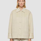 Beige Molitor Geometric Double Face Wool Coat - Joseph