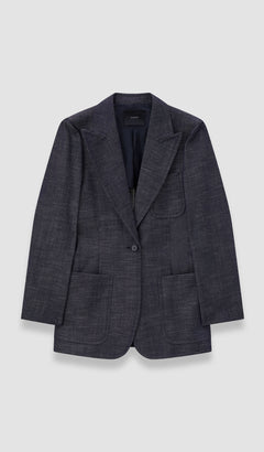 Blue Cassini Sartorial Denim Jacket - Joseph