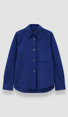 Blue Jelia Light Double Face Wool Overshirt - Joseph