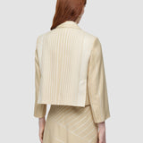 Beige Berlier Embroidered Stripes Jacket - Joseph