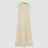Beige Maryse Embroidered Stripes Dress - Joseph