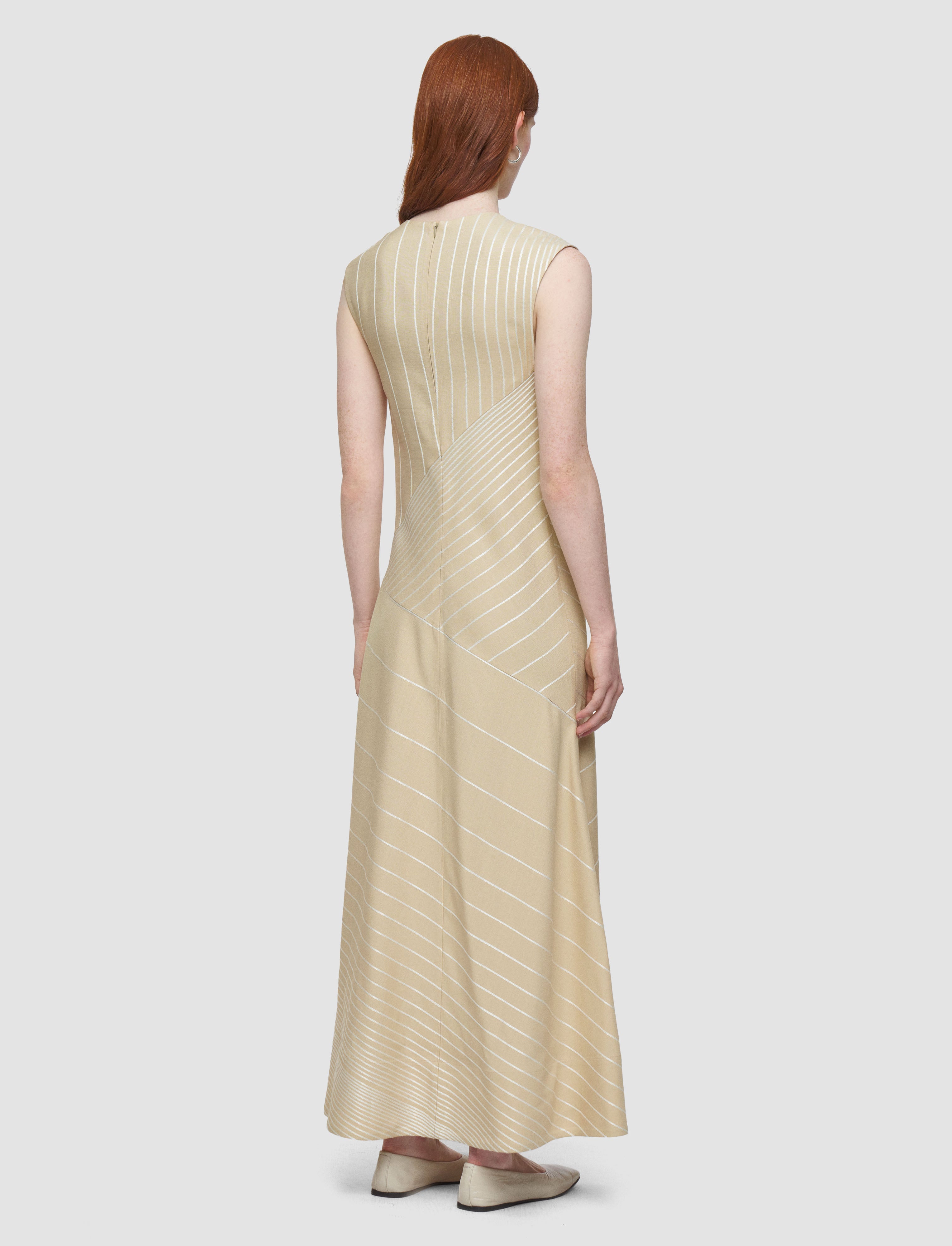 beige-maryse-embroidered-stripes-dress-JOSEPH