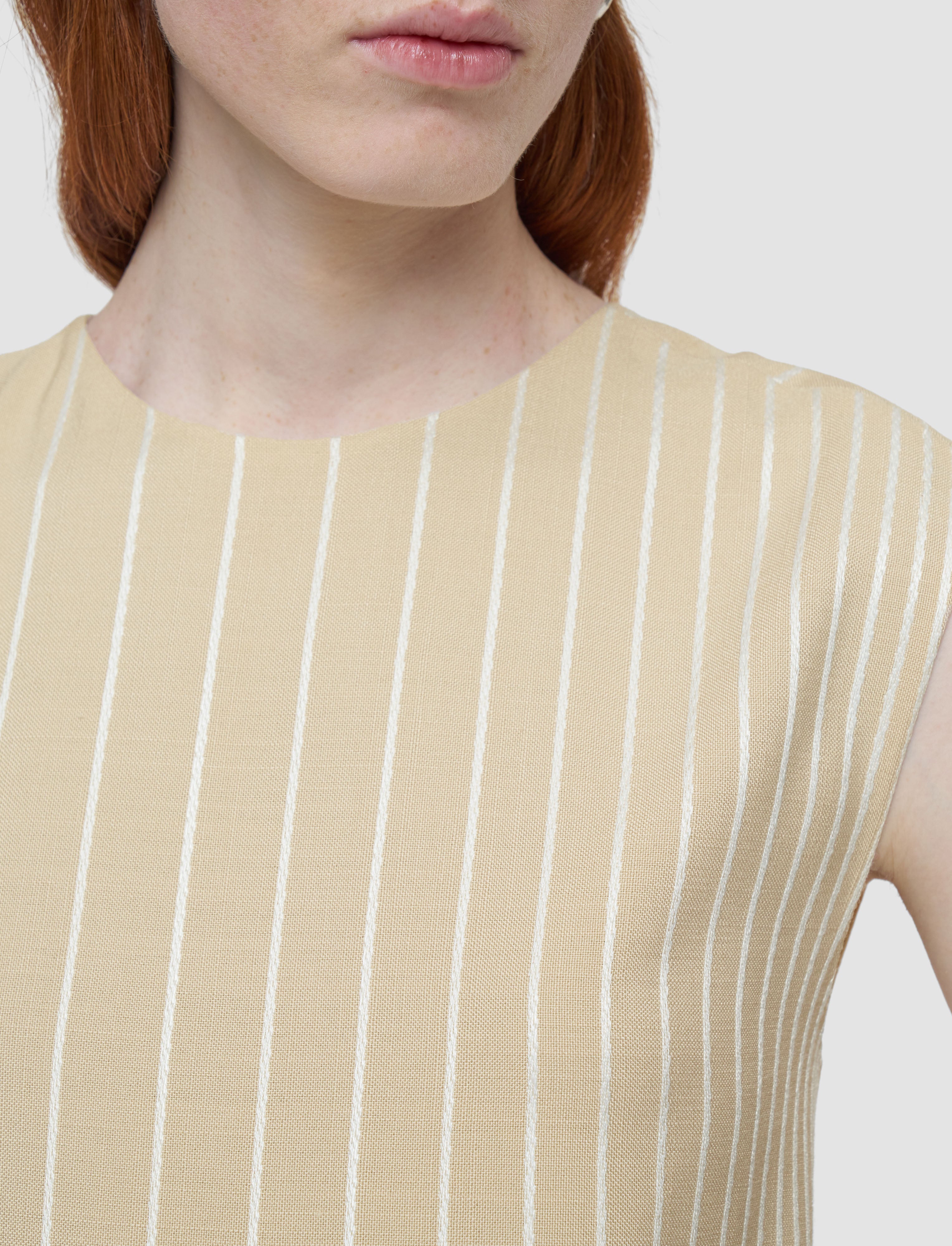 beige-maryse-embroidered-stripes-dress-JOSEPH