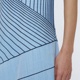 Maryse Embroidered Stripes Dress