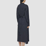 Black Orlana Geometric Print Silk Dress - Joseph