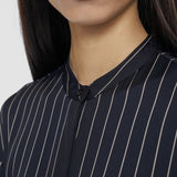 Black Orlana Geometric Print Silk Dress - Joseph