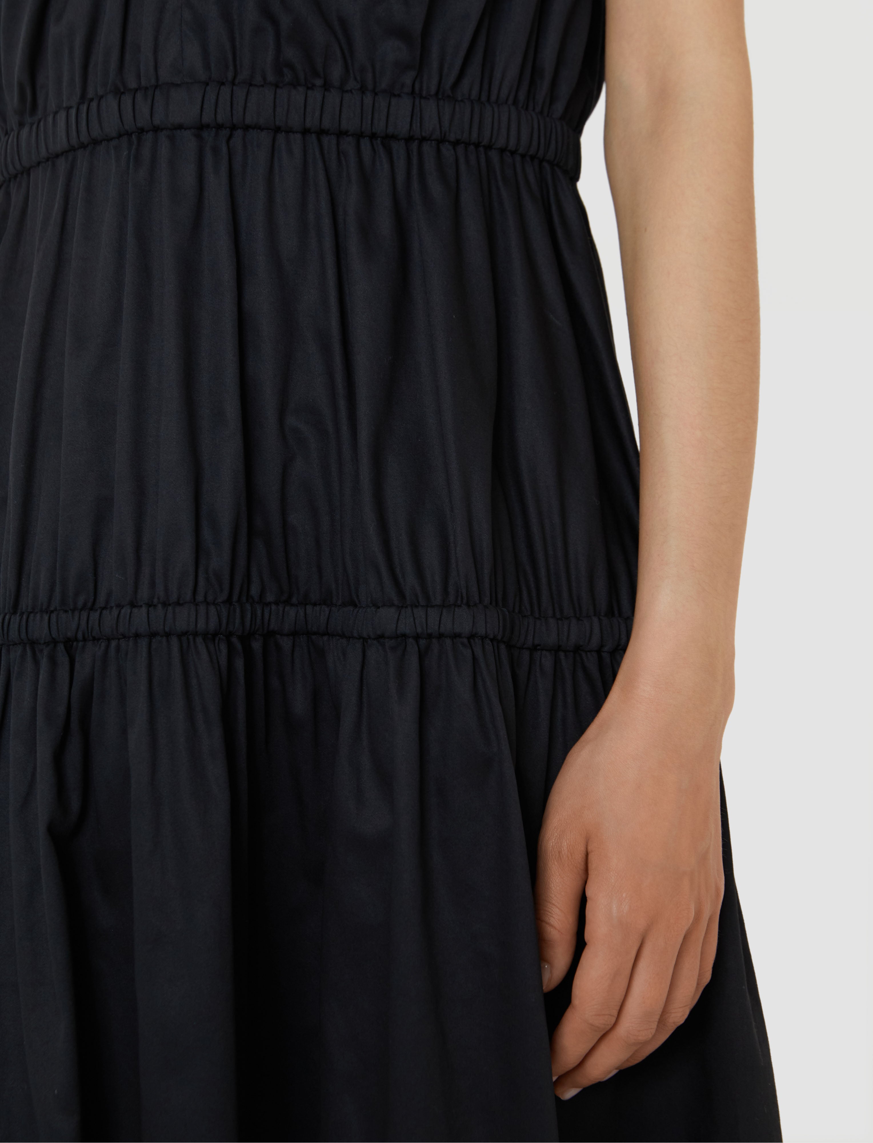 noir-robe-sembat-en-satin-de-coton-JOSEPH