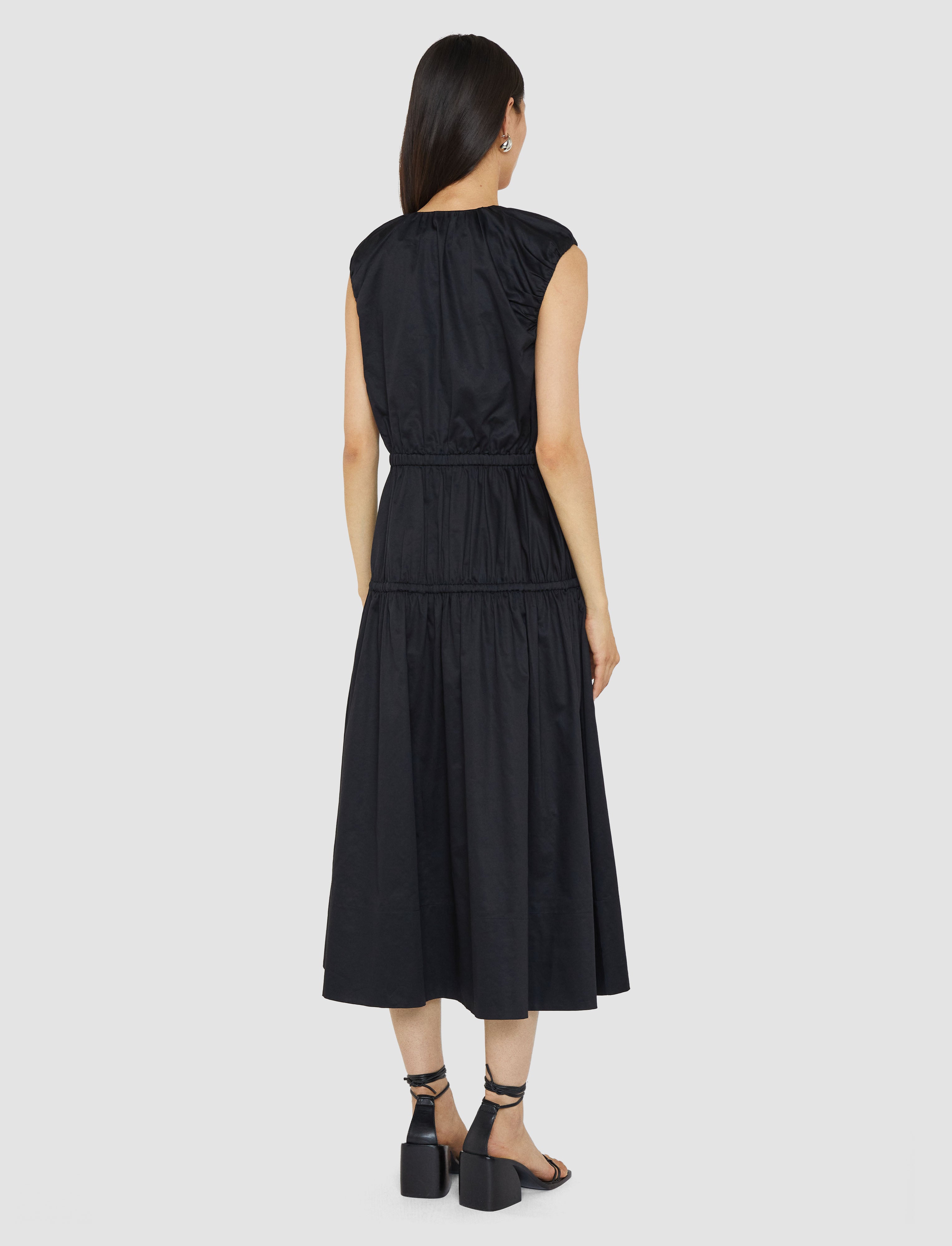 noir-robe-sembat-en-satin-de-coton-JOSEPH