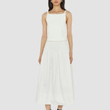 Jupe Leonie en satin de coton