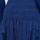Blue Leonie Cotton Sateen Skirt - Joseph