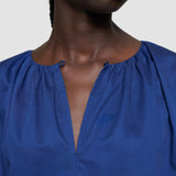 Blue Godin Cotton Sateen - Joseph