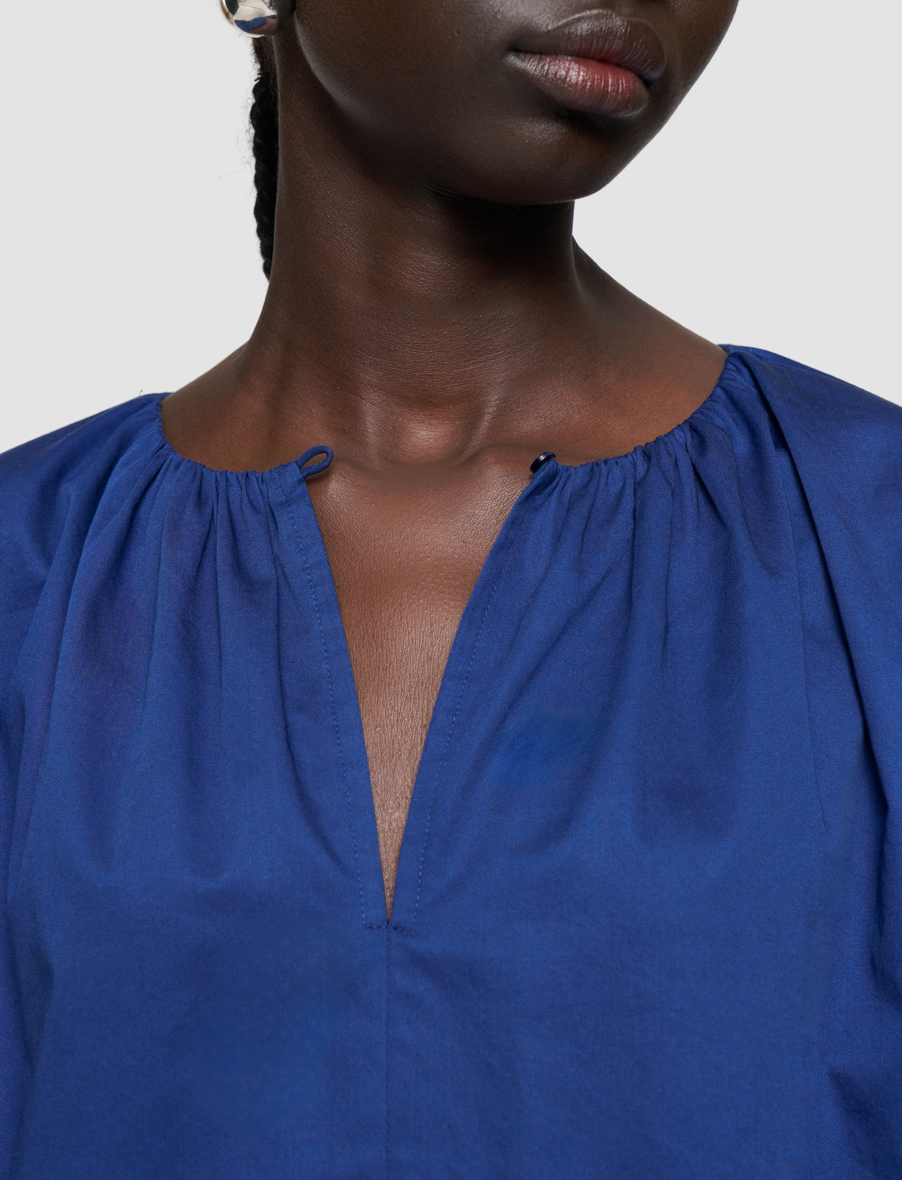 blue-godin-cotton-sateen-blouse-JOSEPH