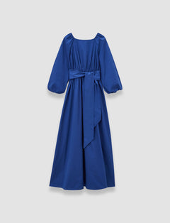 Blue Bellan Cotton Sateen Dress - Joseph