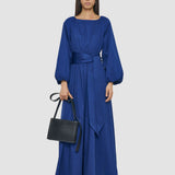 Blue Bellan Cotton Sateen Dress - Joseph