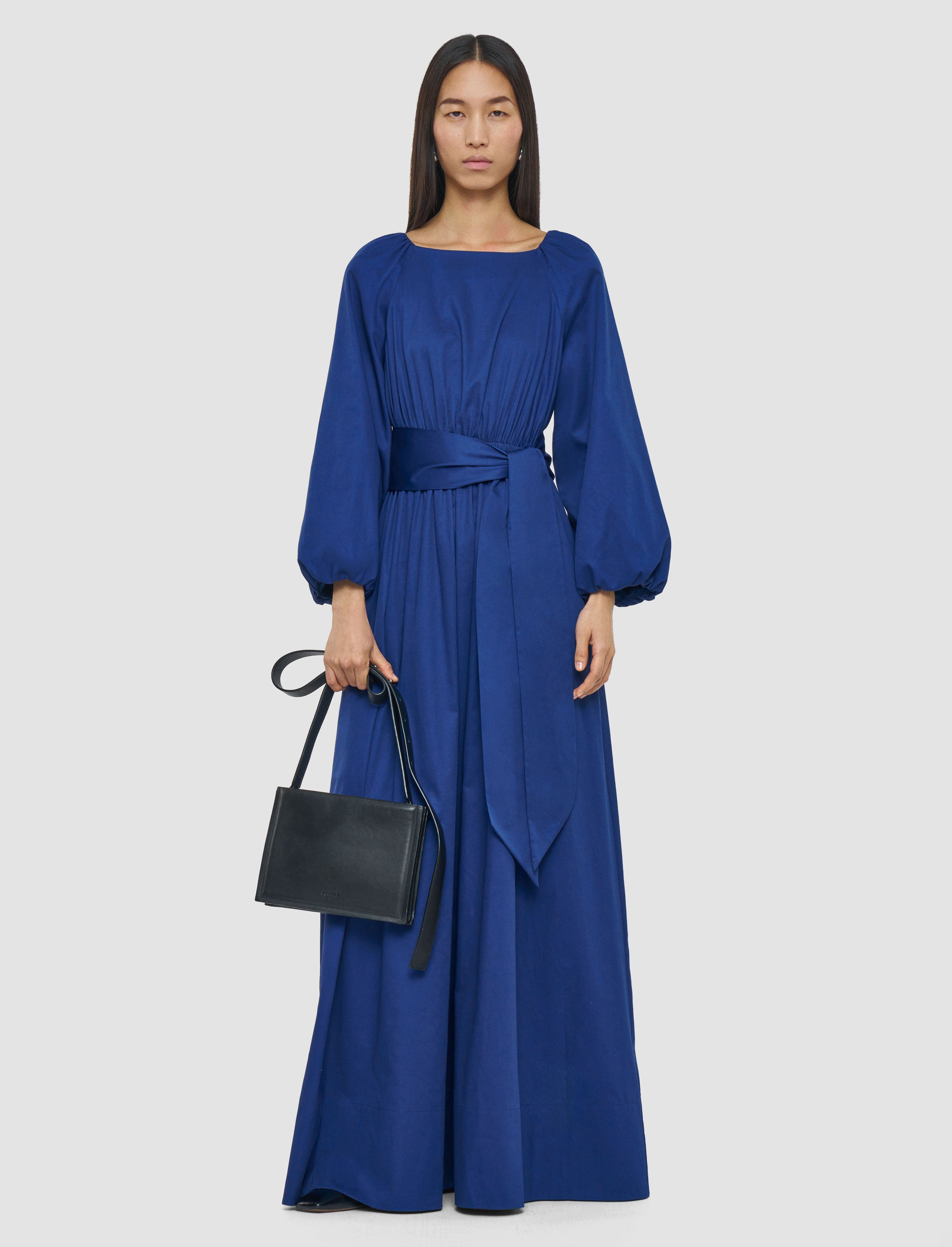 blue-bellan-cotton-sateen-dress-JOSEPH