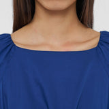 Blue Bellan Cotton Sateen Dress - Joseph