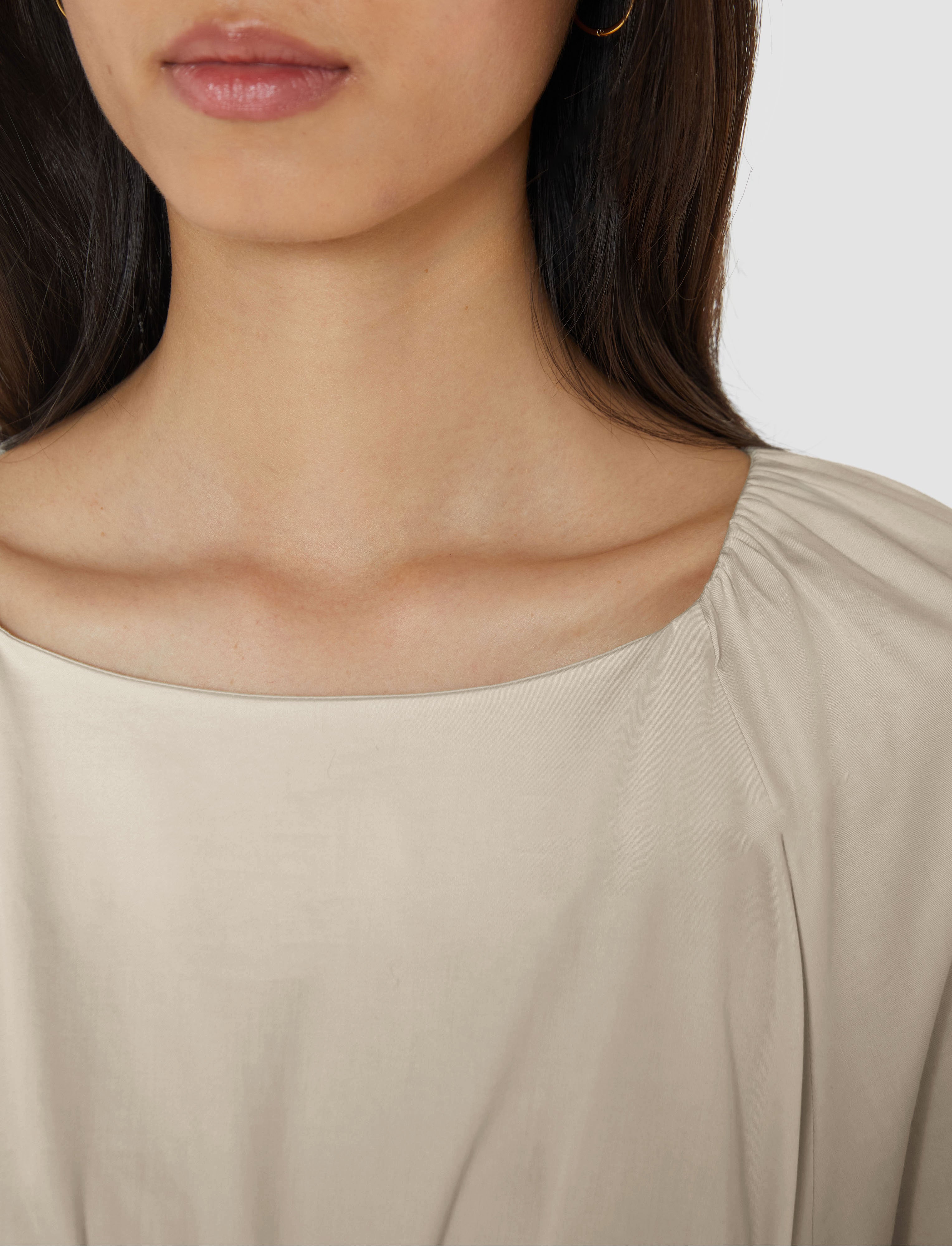 beige-bellan-cotton-sateen-dress-JOSEPH