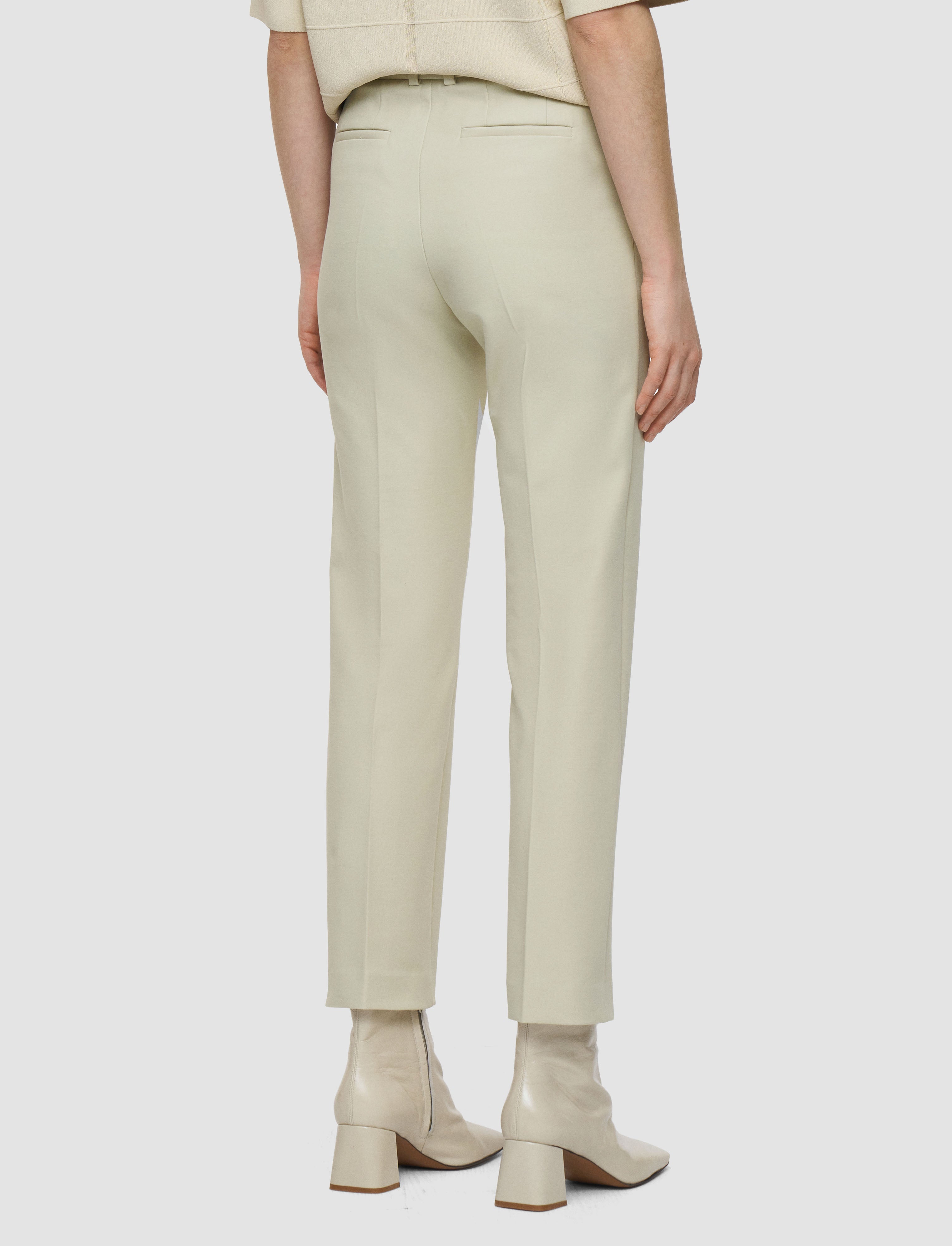 ベージュ-coleman-bi-stretch-toile-トラウザーズ-JOSEPH