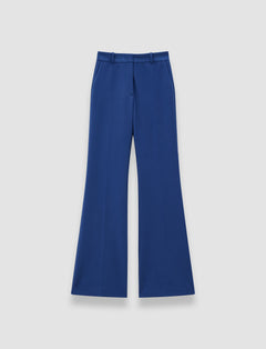 Blue Bi-Stretch Toile Tafira Trousers - Joseph