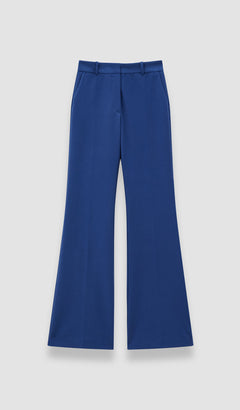Blue Bi-Stretch Toile Tafira Trousers - Joseph