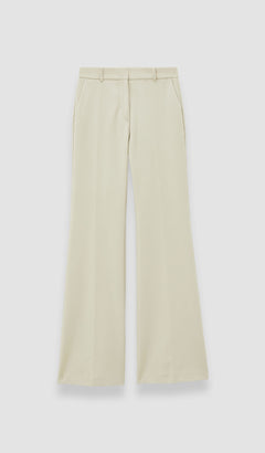 Beige Bi-Stretch Toile Tafira Trousers - Joseph