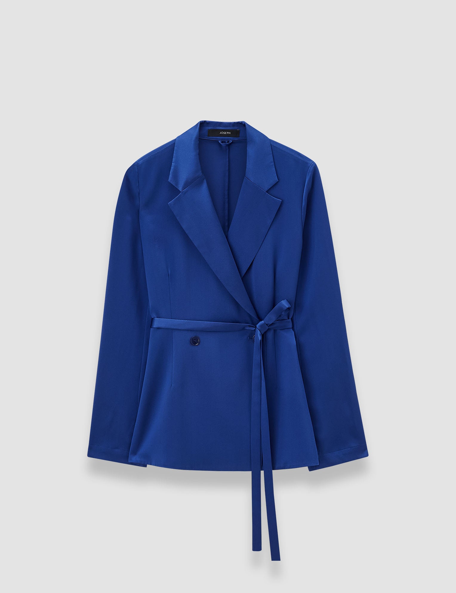 Blue Joubert Silk Satin Jacket - Joseph