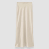 Isaak Long Silk Satin Skirt