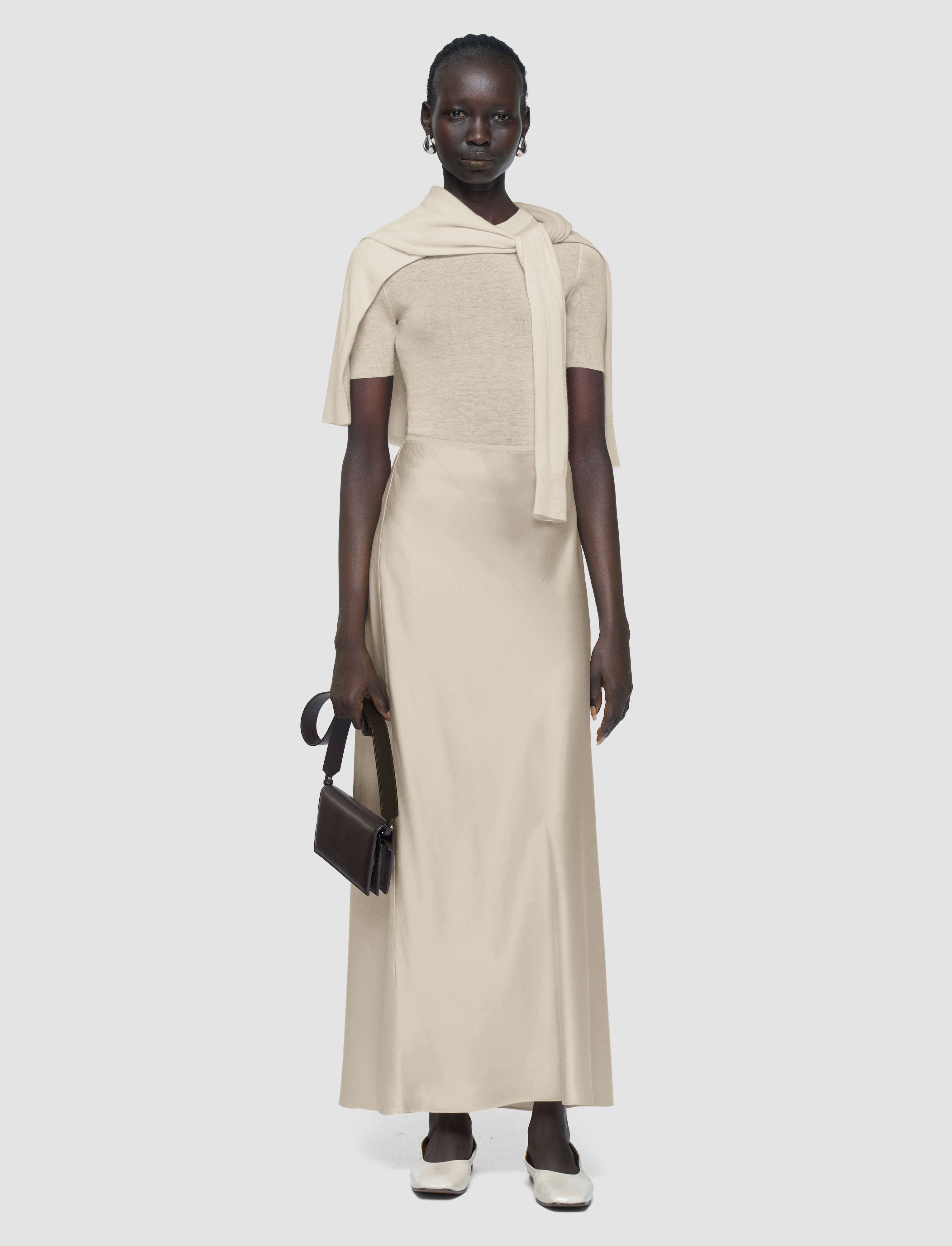 beige-isaak-long-silk-satin-skirt-JOSEPH