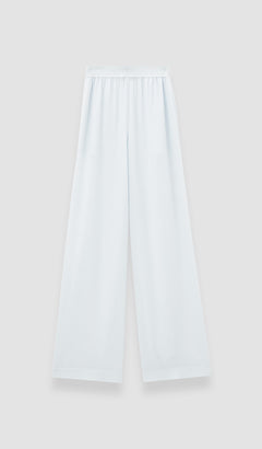 Blue Hulin Crepe de Soie Silk Trousers - Joseph