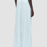 Blue Hulin Crepe de Soie Silk Trousers - Joseph