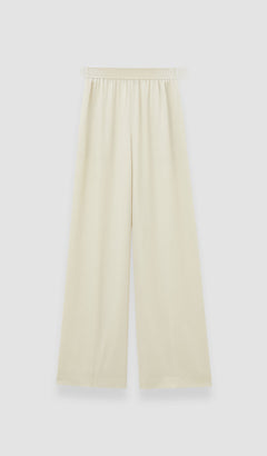 Beige Hulin Crepe de Soie Silk Trousers - Joseph