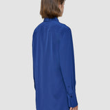 Bold Crepe de Soie Silk Blouse