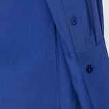 Blue Bold Crepe de Soie Silk Blouse - Joseph