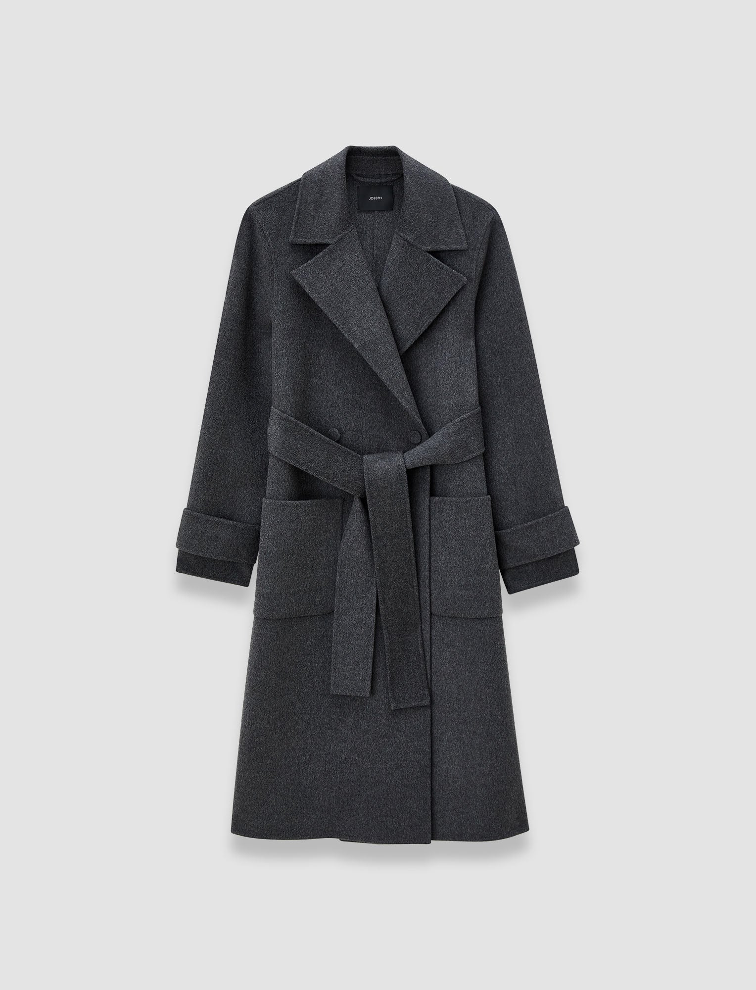 グレー-arline-double-face-cashmere-コート-JOSEPH