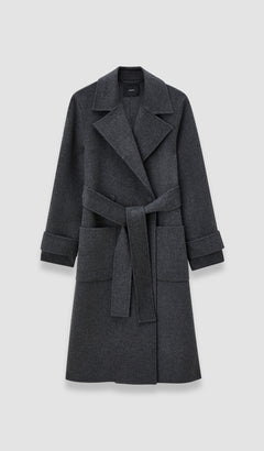Grey Arline Double Face Cashmere Coat - Joseph