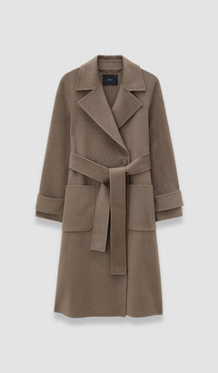 Brown Arline Double Face Cashmere Coat - Joseph