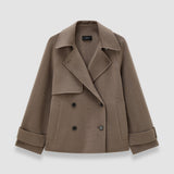 Brown Marne Double Face Cashmere Coat - Joseph