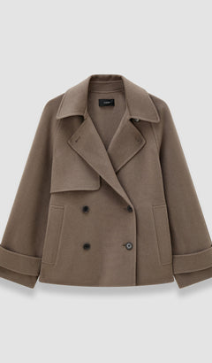 Brown Marne Double Face Cashmere Coat - Joseph