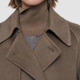 Brown Marne Double Face Cashmere Coat - Joseph